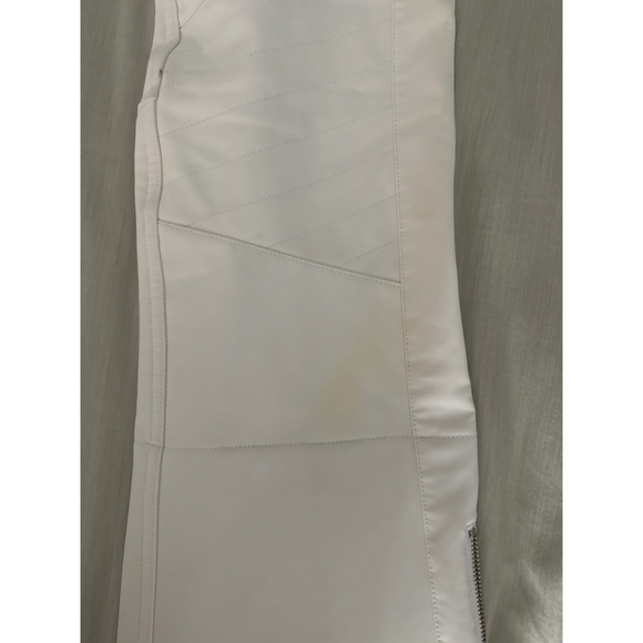 Obermeyer Clio Softshell Ski Pants 4 in White - Picture 6 of 8